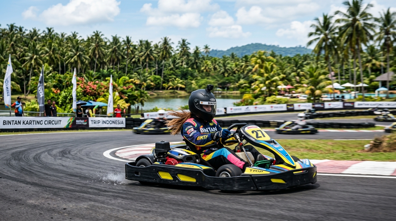 Menikmati Keseruan Liburan di Bintan, Bermain Gokart Jadi Pilihan Favorit Wisatawan